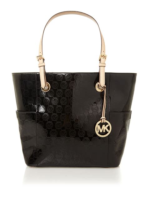 black michael kors purse uk|michael kors black shiny purse.